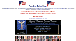 Desktop Screenshot of americantattooshops.com